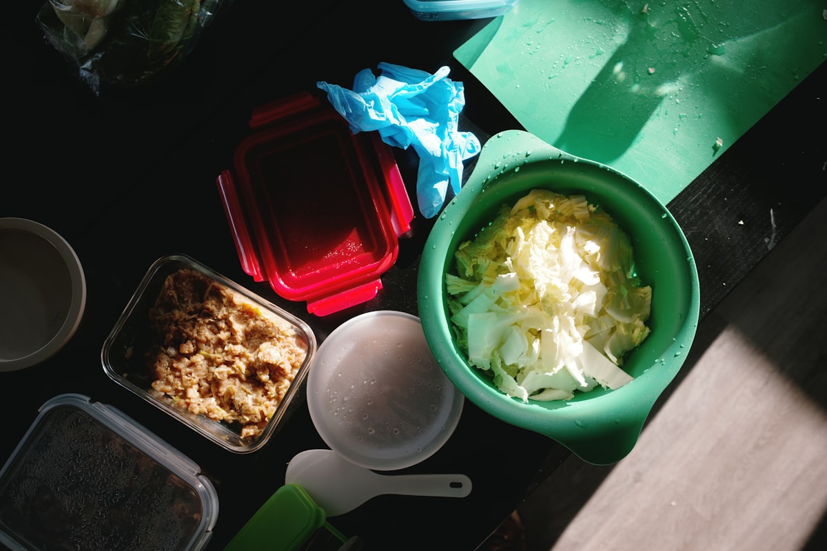 Sustainable kitchen practices in action